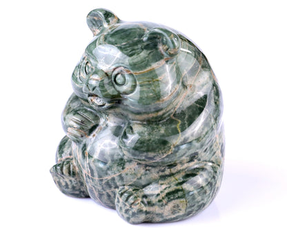 Nicedony 2.8" Jiulong Jade Hand Carved Crystal Panda Sculpture - View 25