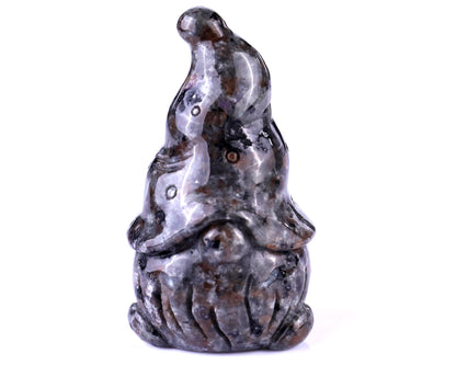 Nicedony 2.8” Natural Yooperlite Hand Carved Crystal Bearded Elf Sculpture, Halloween Gift - View 2