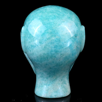 Nicedony 2.9" Amazonite Hand Carved Crystal Elf Alien Sculpture - View 5