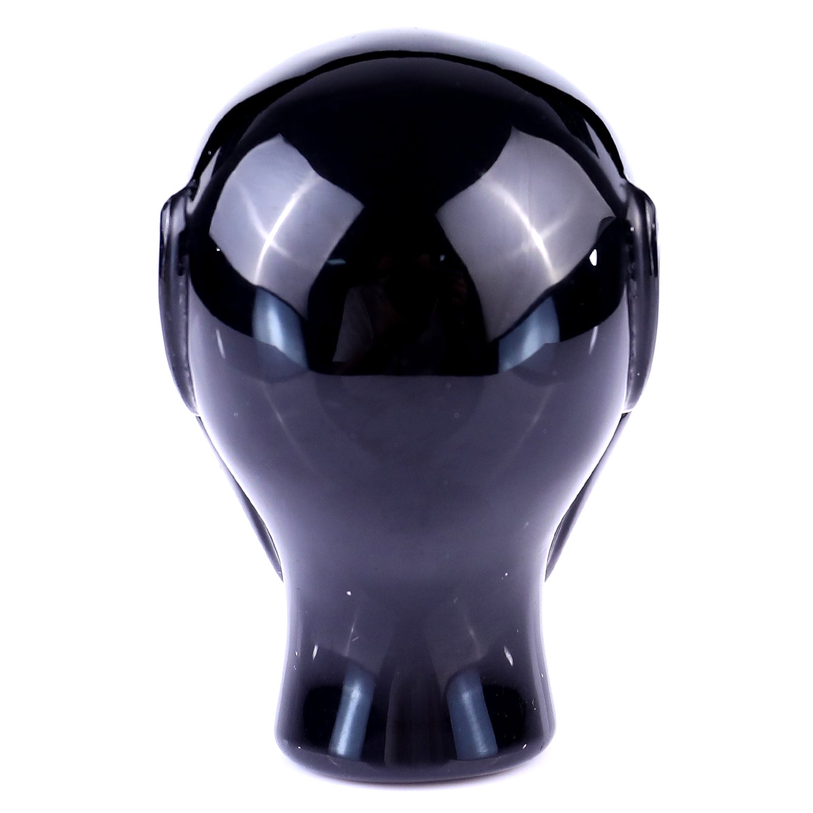 Nicedony 2.9" Black Obsidian Hand Carved Crystal Elf Alien Sculpture - View 12