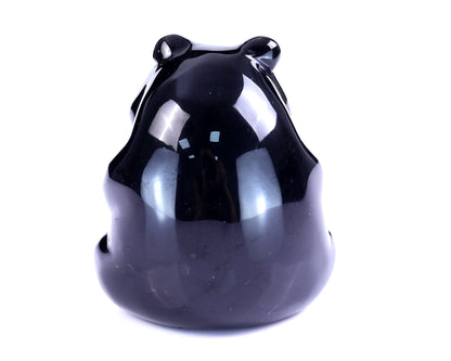 Nicedony 2.9" Black Obsidian Hand Carved Crystal Panda Sculpture - View 37