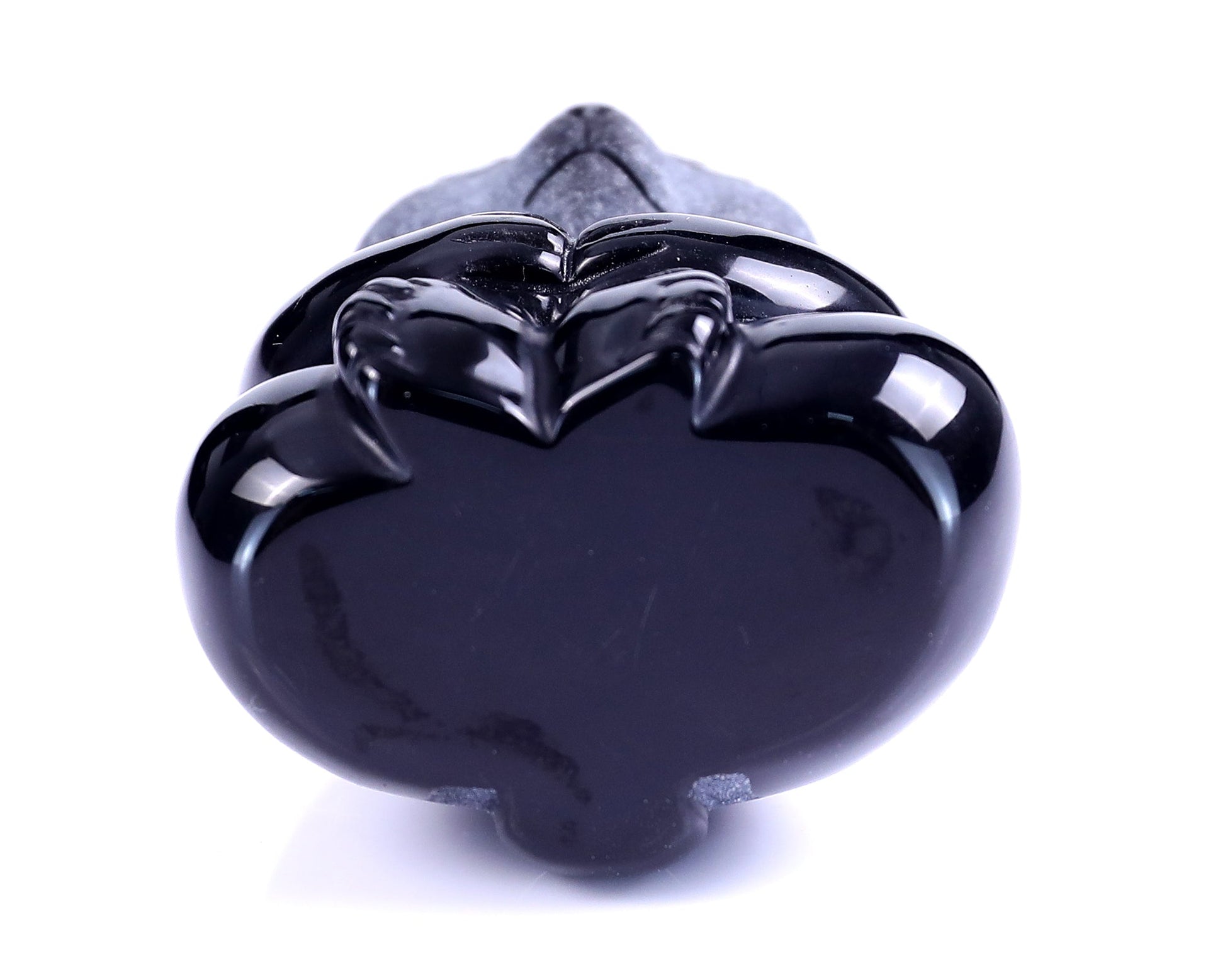 Nicedony 2.9" Black Obsidian Hand Carved Crystal Panda Sculpture - View 31