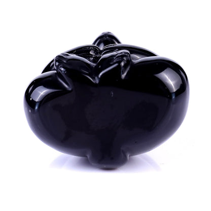 Nicedony 2.9" Black Obsidian Hand Carved Crystal Panda Sculpture - View 22