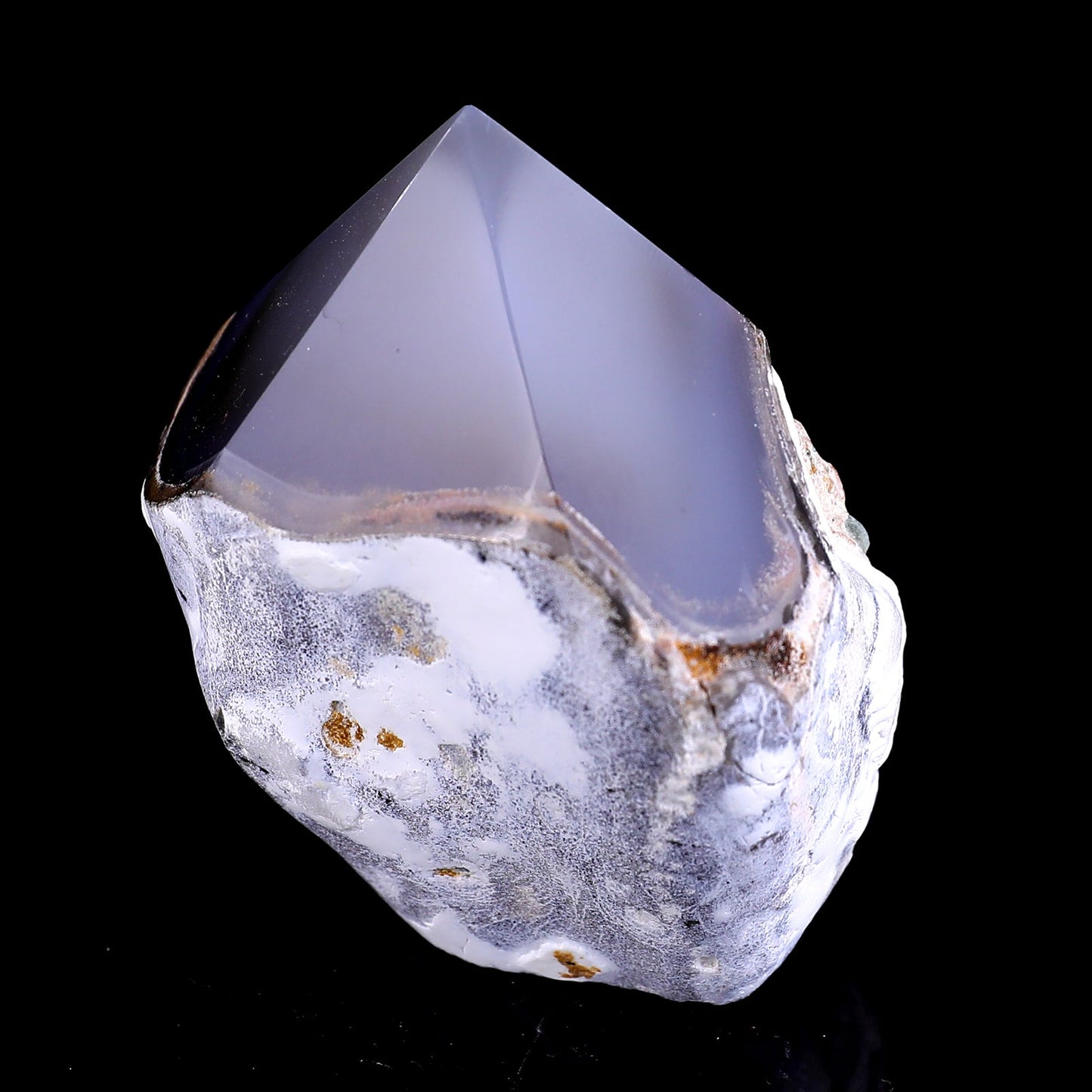 Nicedony 2.9" Blue Chalcedony Hand Carved Crystal Polished Point - View 4