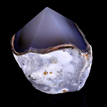 Nicedony 2.9" Blue Chalcedony Hand Carved Crystal Polished Point - View 5