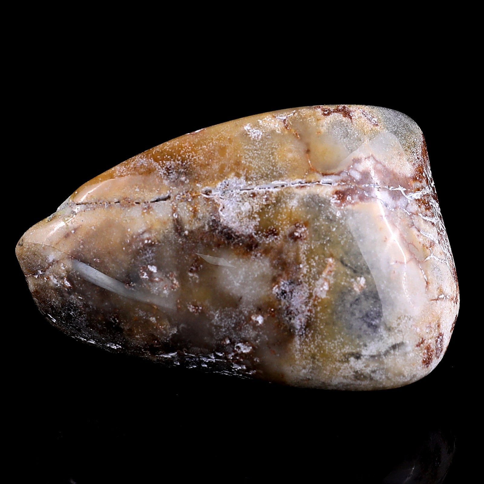Nicedony 2.9" Blue Chalcedony Hand Carved Crystal Polished Stone - View 7