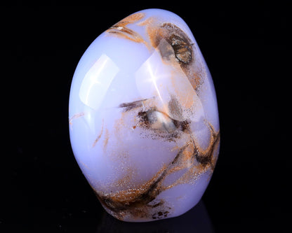 Nicedony 2.9" Blue Chalcedony Hand Carved Crystal Polished Stone - View 11