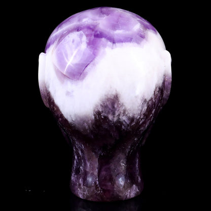 Nicedony 2.9"Dream Amethyst Hand Carved Crystal Elf Alien Sculpture - View 5