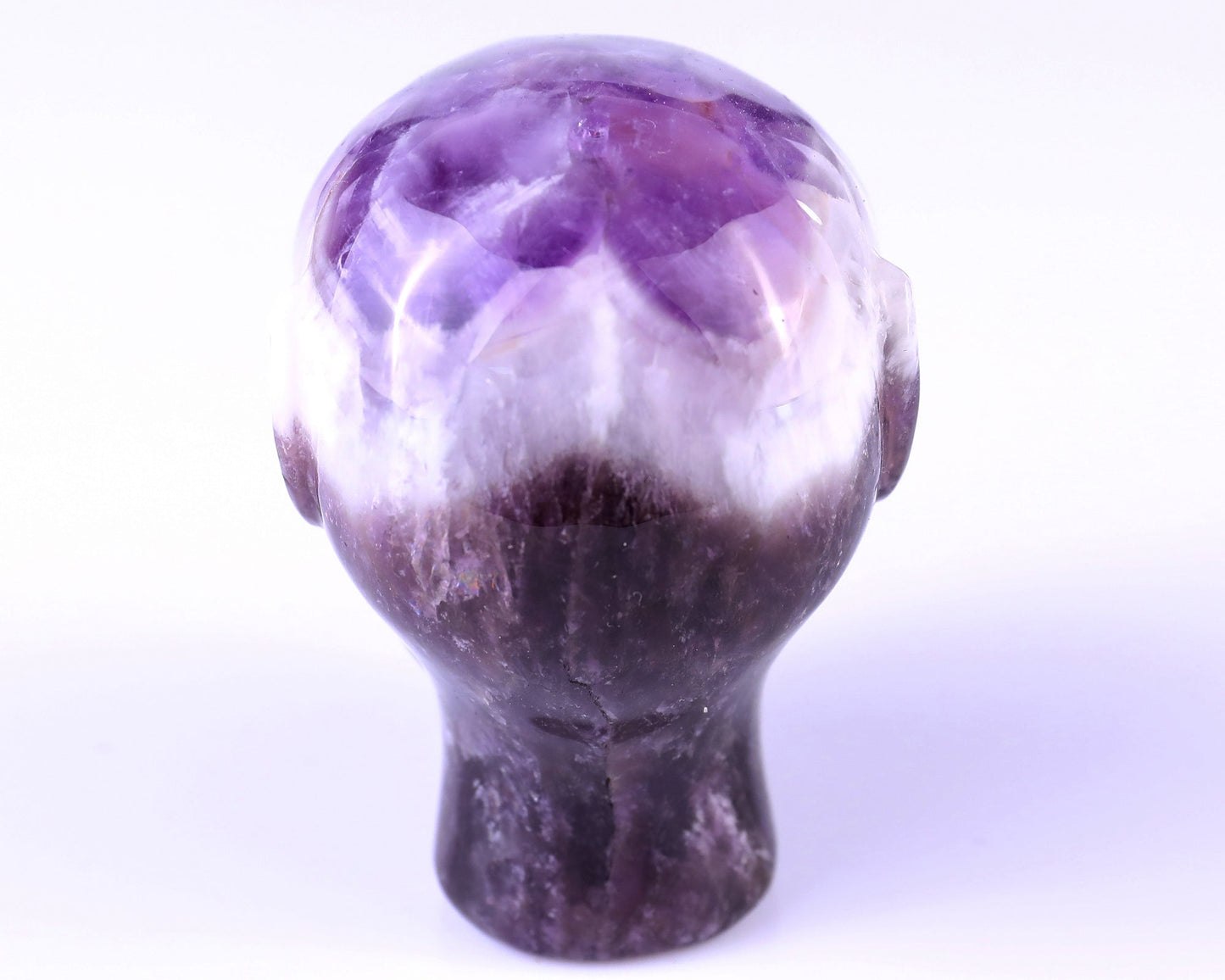 Nicedony 2.9" Dream Amethyst Hand Carved Crystal Elf Alien Sculpture - View 6