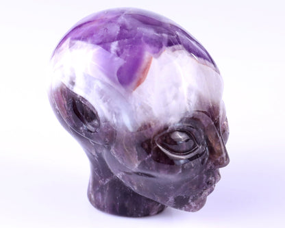 Nicedony 2.9" Dream Amethyst Hand Carved Crystal Elf Alien Sculpture - View 3