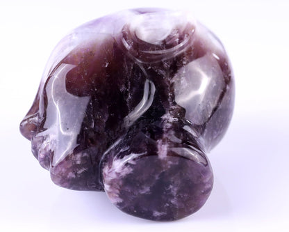 Nicedony 2.9" Dream Amethyst Hand Carved Crystal Elf Alien Sculpture - View 9