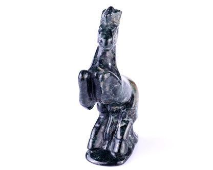 Nicedony 2.9" Jiulong Jade Hand Carved Crystal Horse Sculpture - View 25