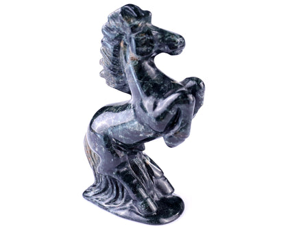 Nicedony 2.9" Jiulong Jade Hand Carved Crystal Horse Sculpture - View 19