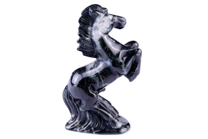 Nicedony 2.9" Jiulong Jade Hand Carved Crystal Horse Sculpture - View 31