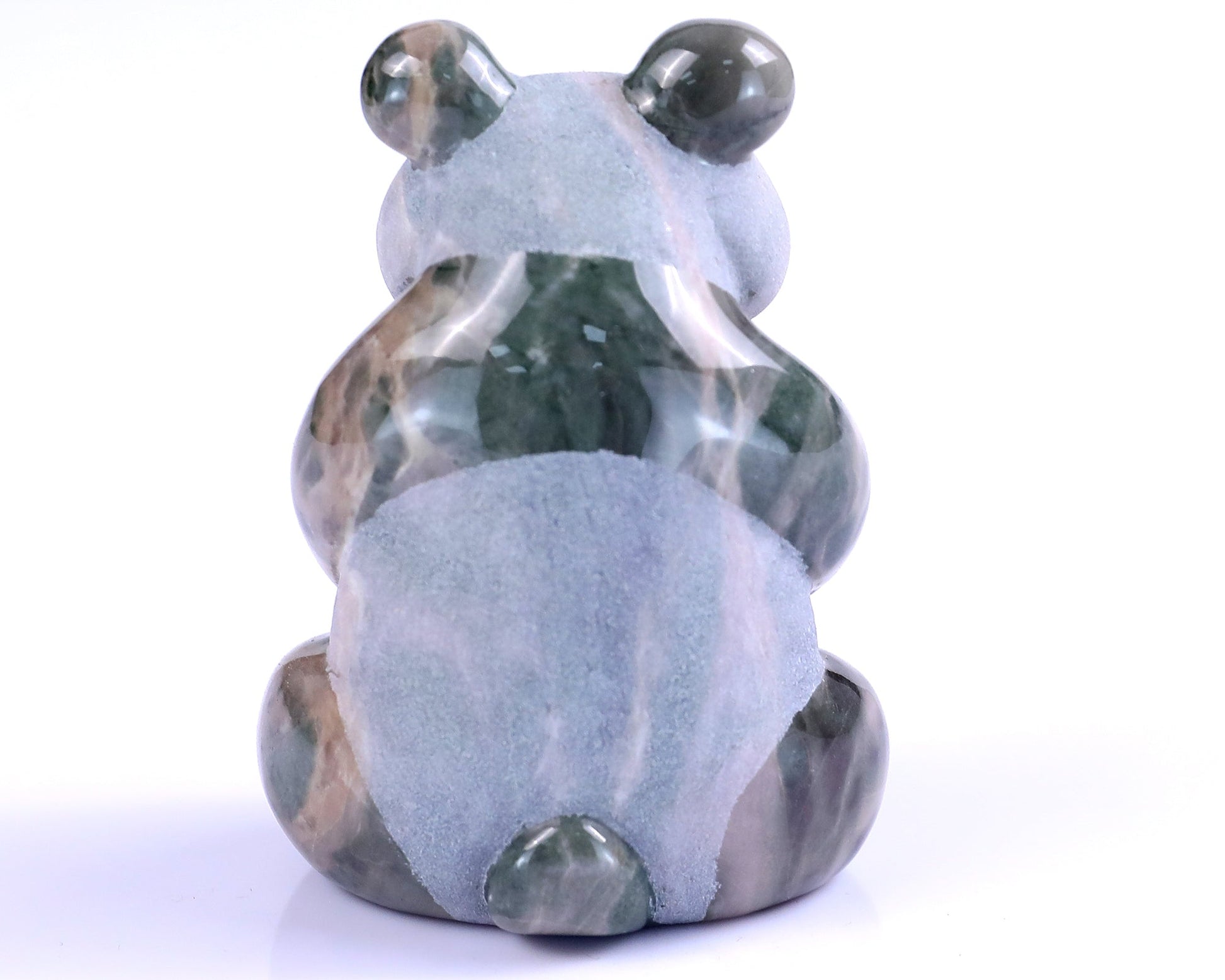 Nicedony 2.9" Jiulong Jade Hand Carved Crystal Panda Sculpture - View 22