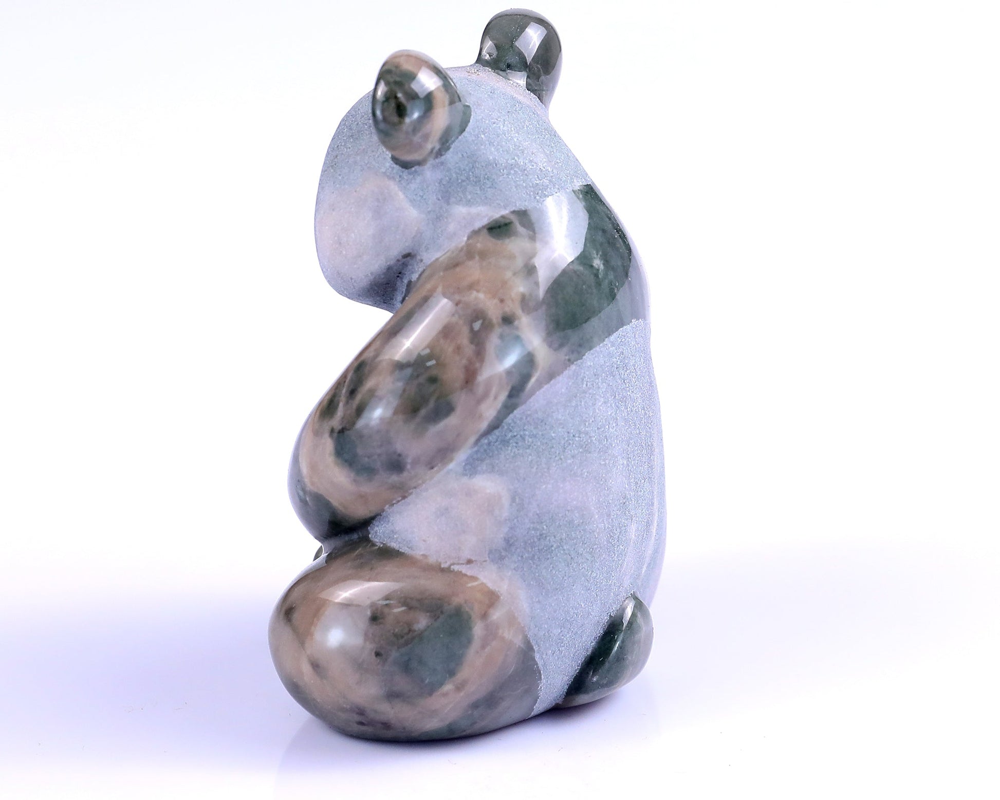 Nicedony 2.9" Jiulong Jade Hand Carved Crystal Panda Sculpture - View 23