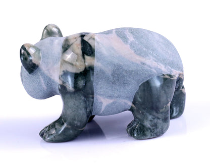 Nicedony 2.9" Jiulong Jade Hand Carved Crystal Panda Sculpture - View 33