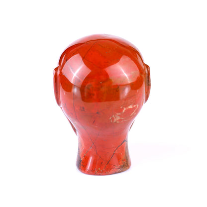 Nicedony 2.9" Red Jasper Hand Carved Crystal Elf Alien Sculpture - View 22