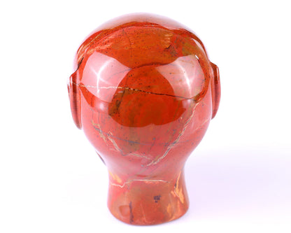Nicedony 2.9" Red Jasper Hand Carved Crystal Elf Alien Sculpture - View 6