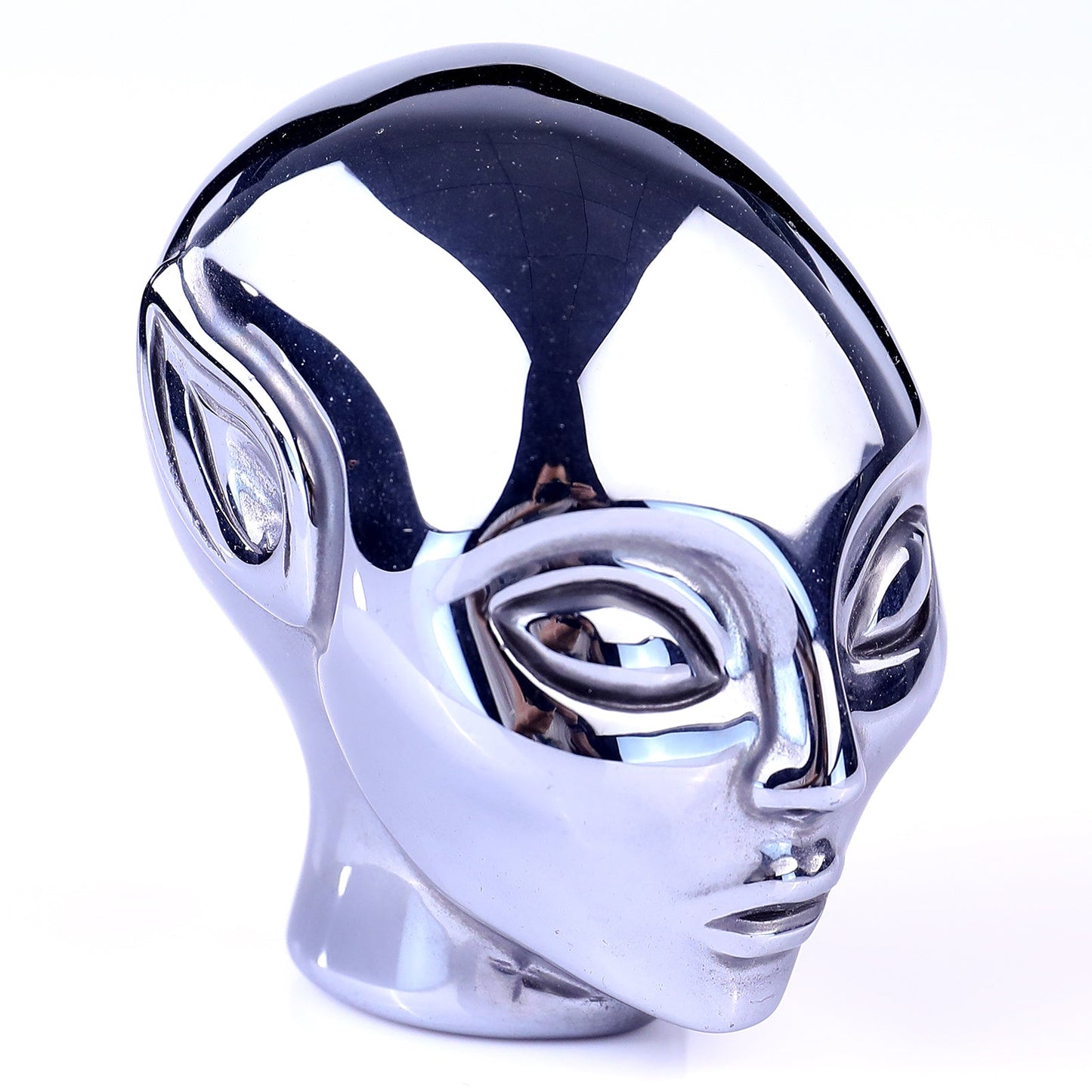 Nicedony 2.9" Tera-Hertz Hand Carved Crystal Elf Alien Sculpture