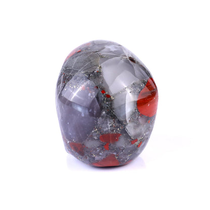 Nicedony 3.0" African Bloodstone Hand Carved Realistic Skull - View 5