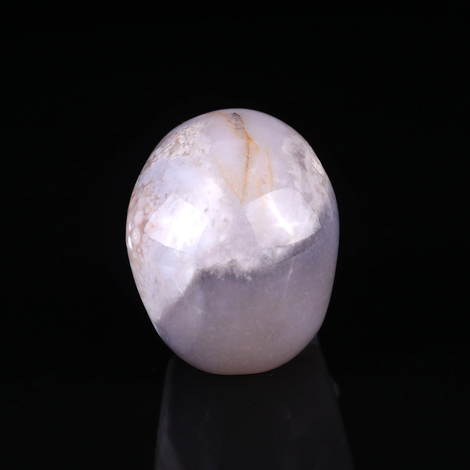 Nicedony 3.0" Agate Hand Carved Crystal Realistic Skull Sculpture - View 19