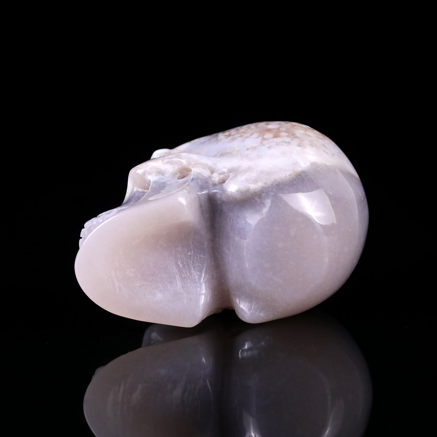 Nicedony 3.0" Agate Hand Carved Crystal Realistic Skull Sculpture - View 20