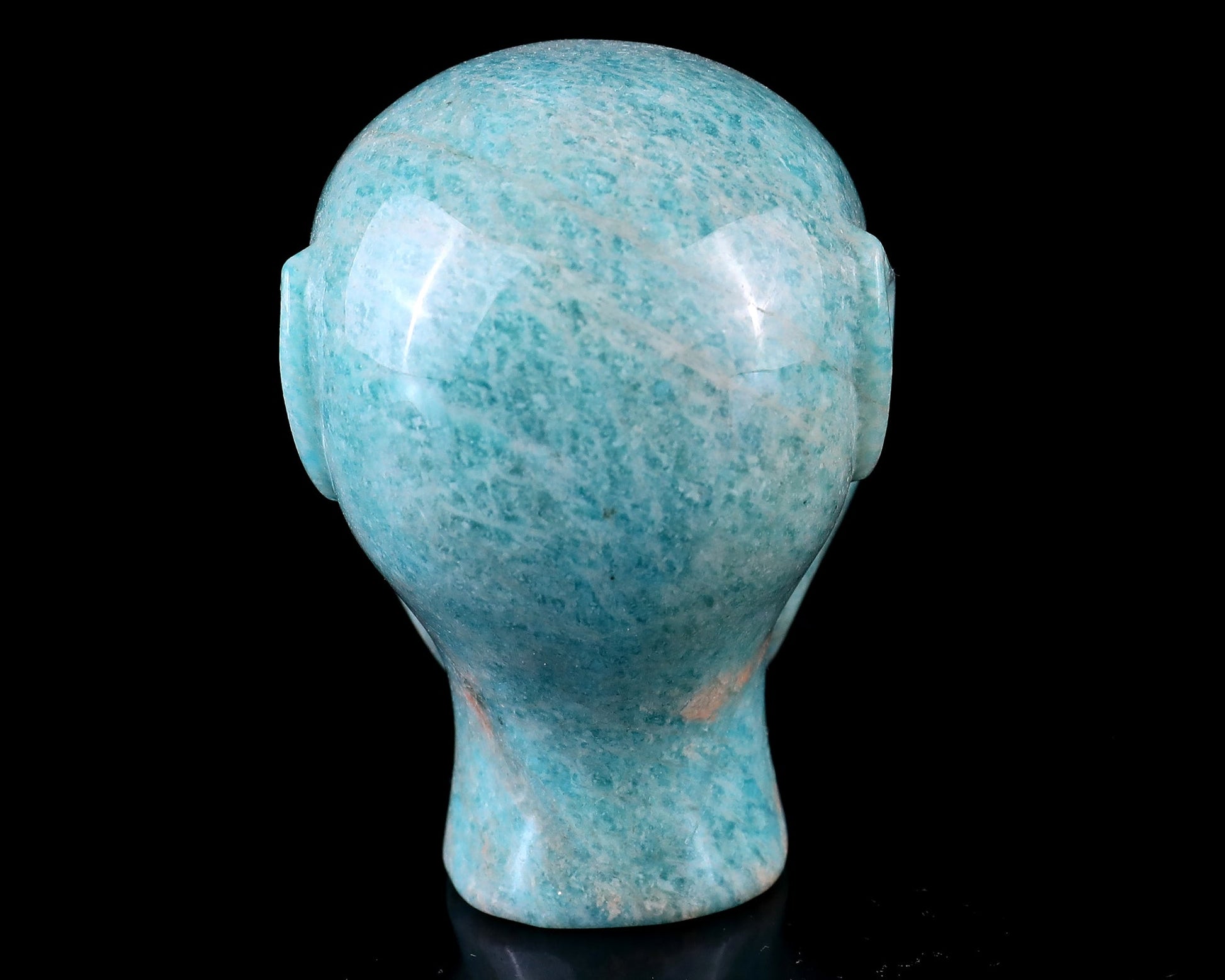 Nicedony 3.0" Amazonite Hand Carved Crystal Elf Alien Sculpture - View 6