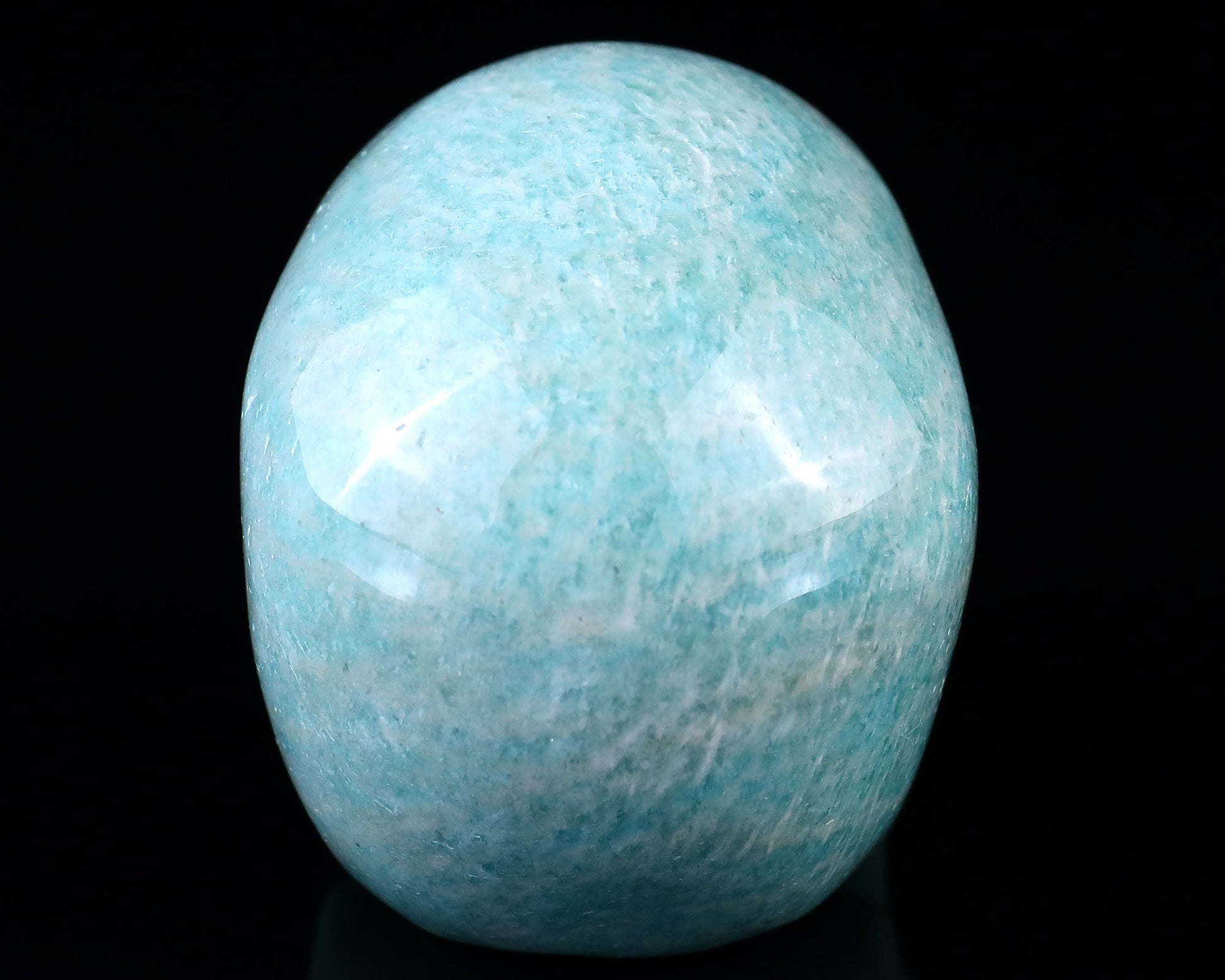 Nicedony 3.0" Amazonite Hand Carved Crystal Realistic Skull Sculpture - View 5