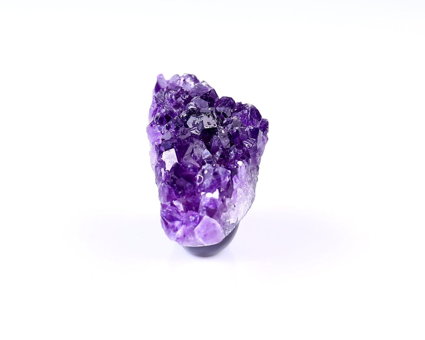 Nicedony 3.0" Amethyst Druse Agate Hand Carved Crystal Mineral Specimen Skull Sculpture - View 5