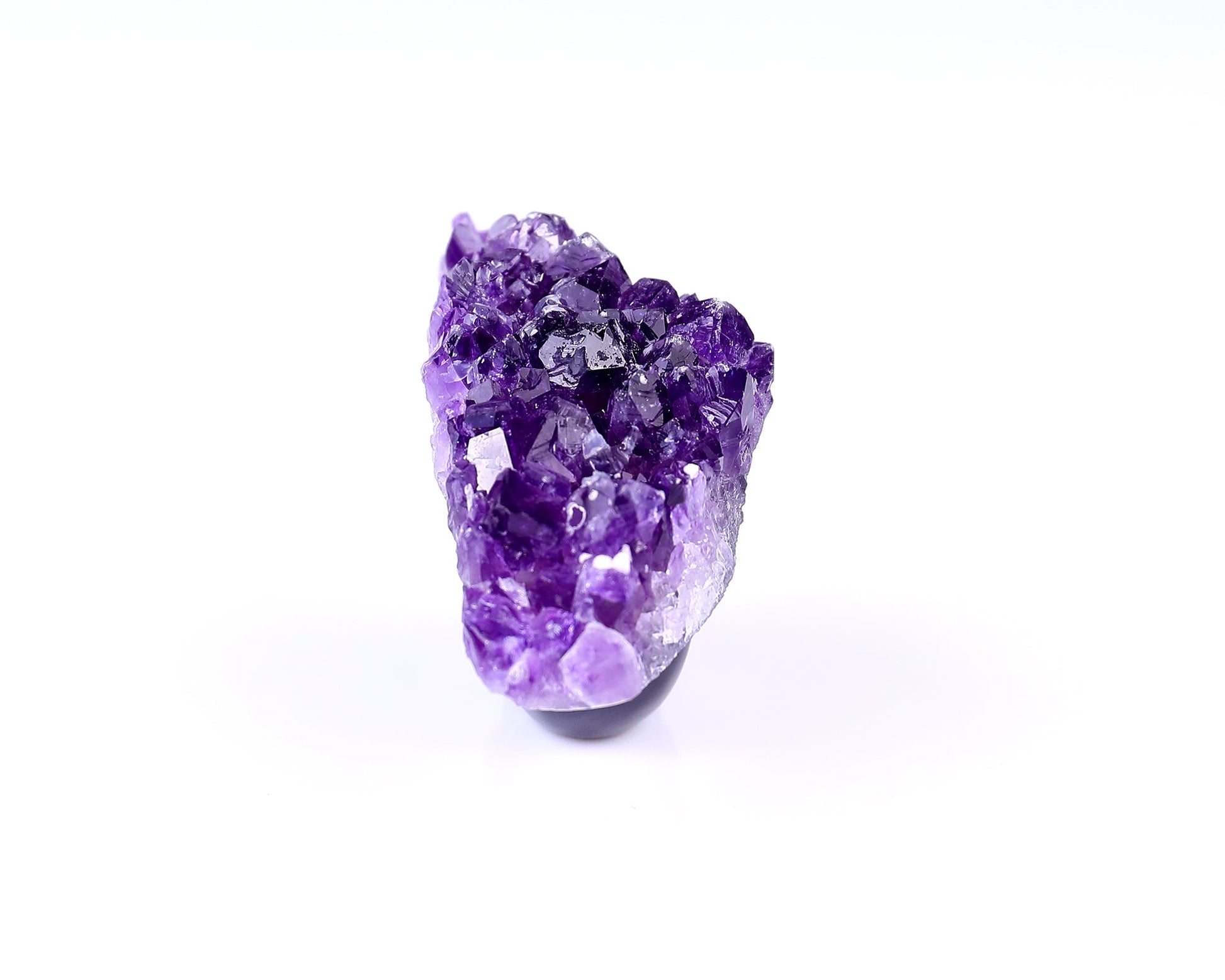 Nicedony 3.0" Amethyst Druse Agate Hand Carved Crystal Mineral Specimen Skull Sculpture - View 5