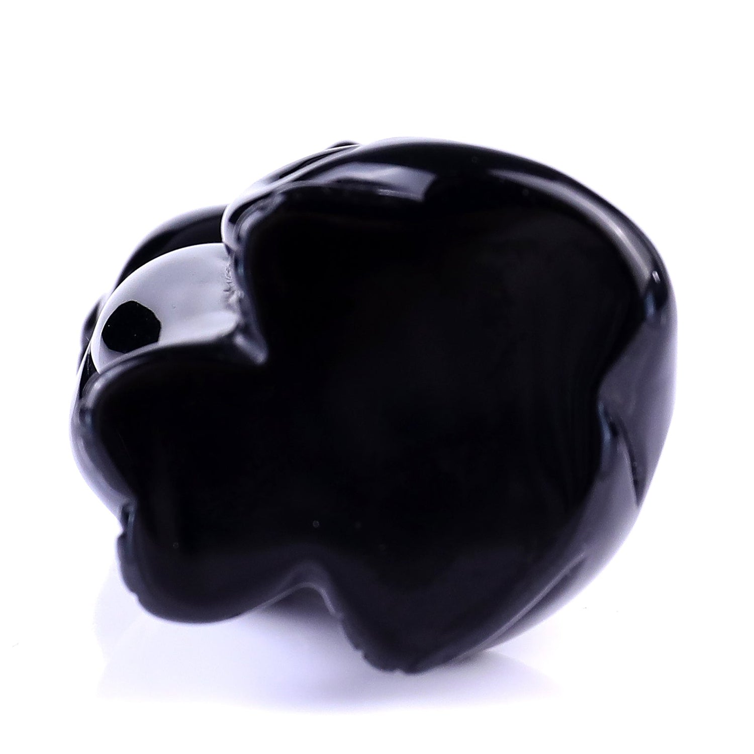 Nicedony 3.0" Black Obsidian Hand Carved Crystal Cat Sculpture (SKU: 2100192) - Photo 6