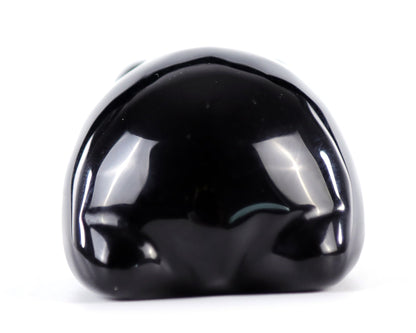 Nicedony 3.0" Black Obsidian Hand Carved Crystal Panda Sculpture - View 4