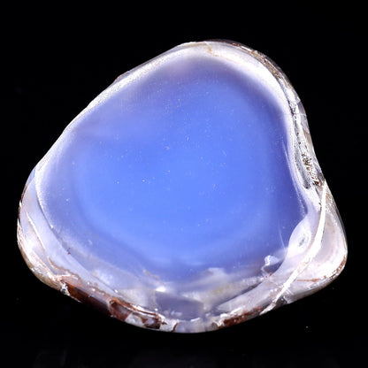 Nicedony 3.0" Blue Chalcedony Hand Carved Crystal Polished Stone - #1100158