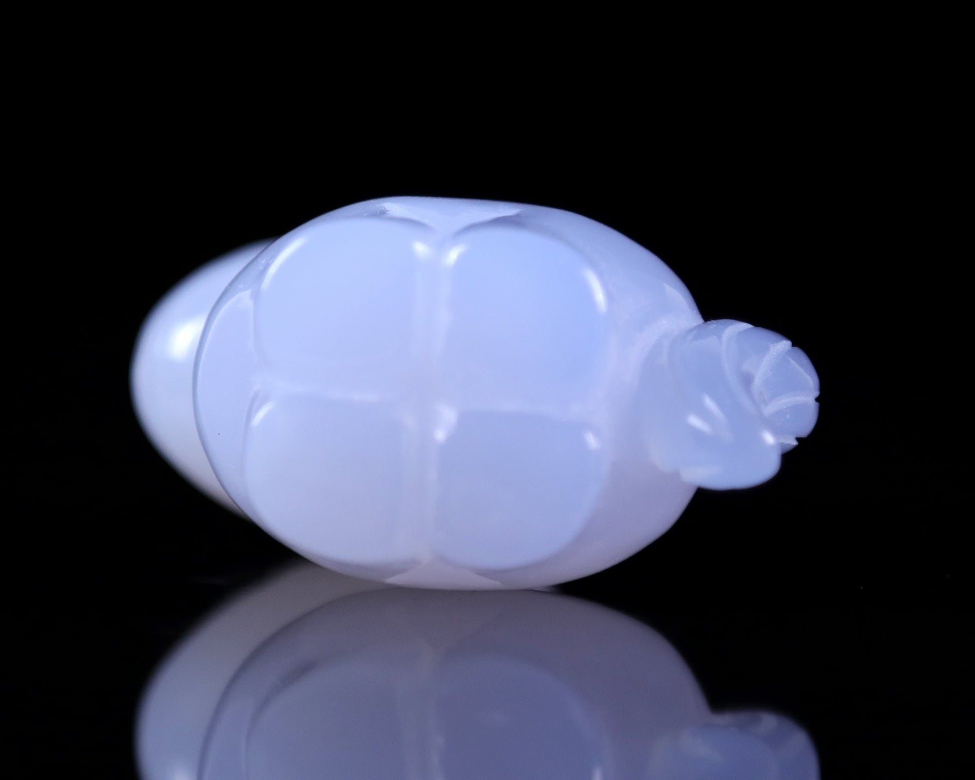 Nicedony 3.0" Blue Chalcedony Hand Carved Crystal Unicorn Sculpture - View 10