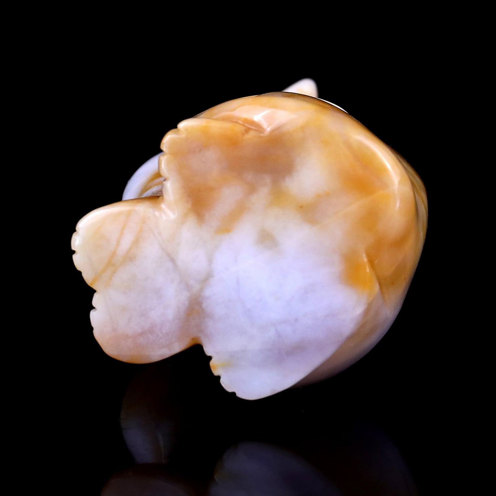 Nicedony 3.0" Chalcedony Hand Carved Crystal Cat Sculpture - View 6