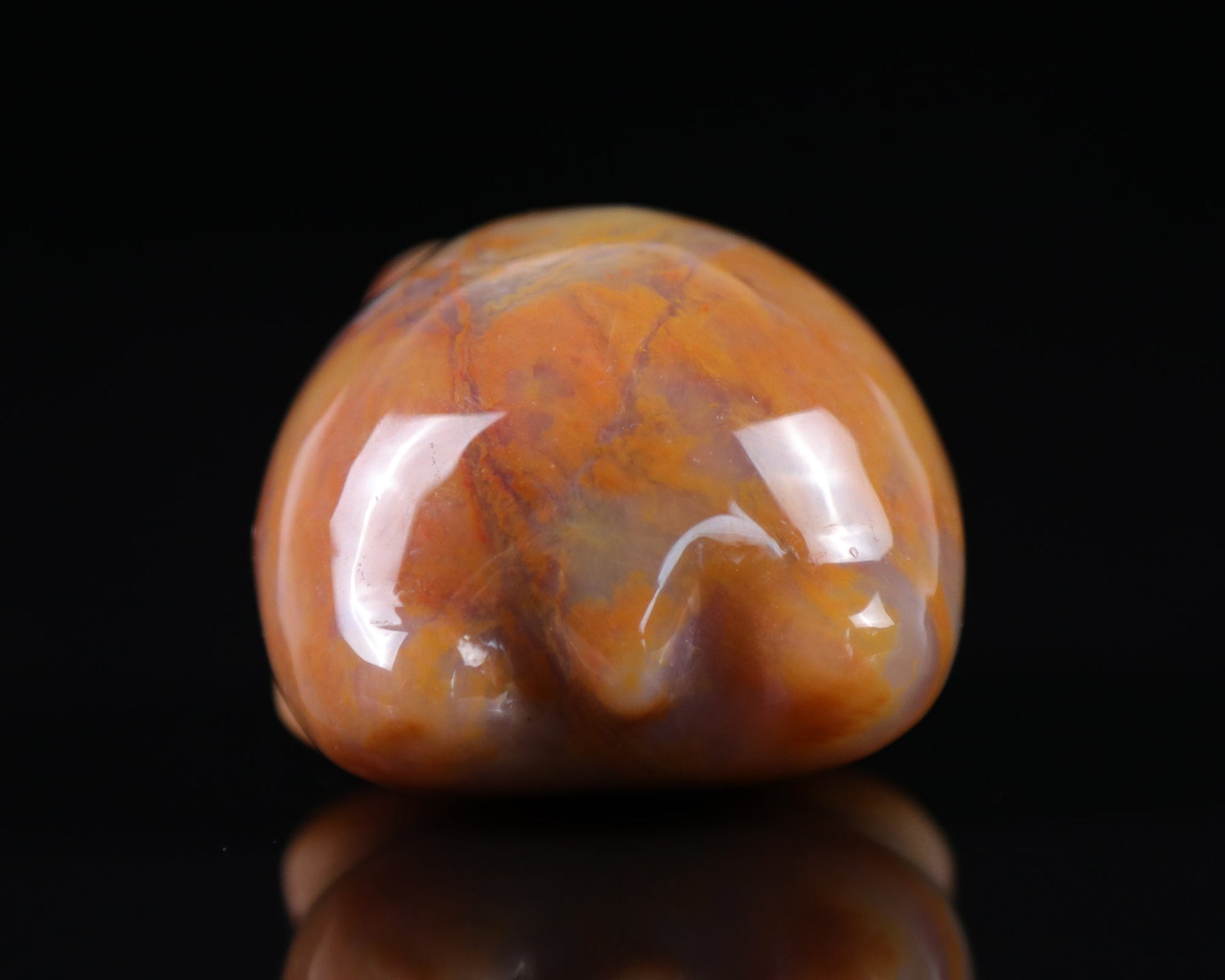 Nicedony 3.0" Chalcedony Hand Carved Crystal Panda Sculpture - View 9