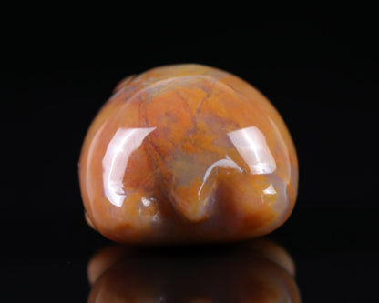 Nicedony 3.0" Chalcedony Hand Carved Crystal Panda Sculpture - View 9