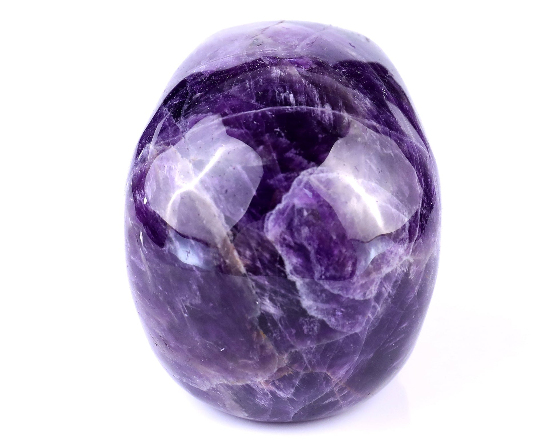 Nicedony 3.0" Dream Amethyst Hand Carved Realistic Skull Sculpture - View 12