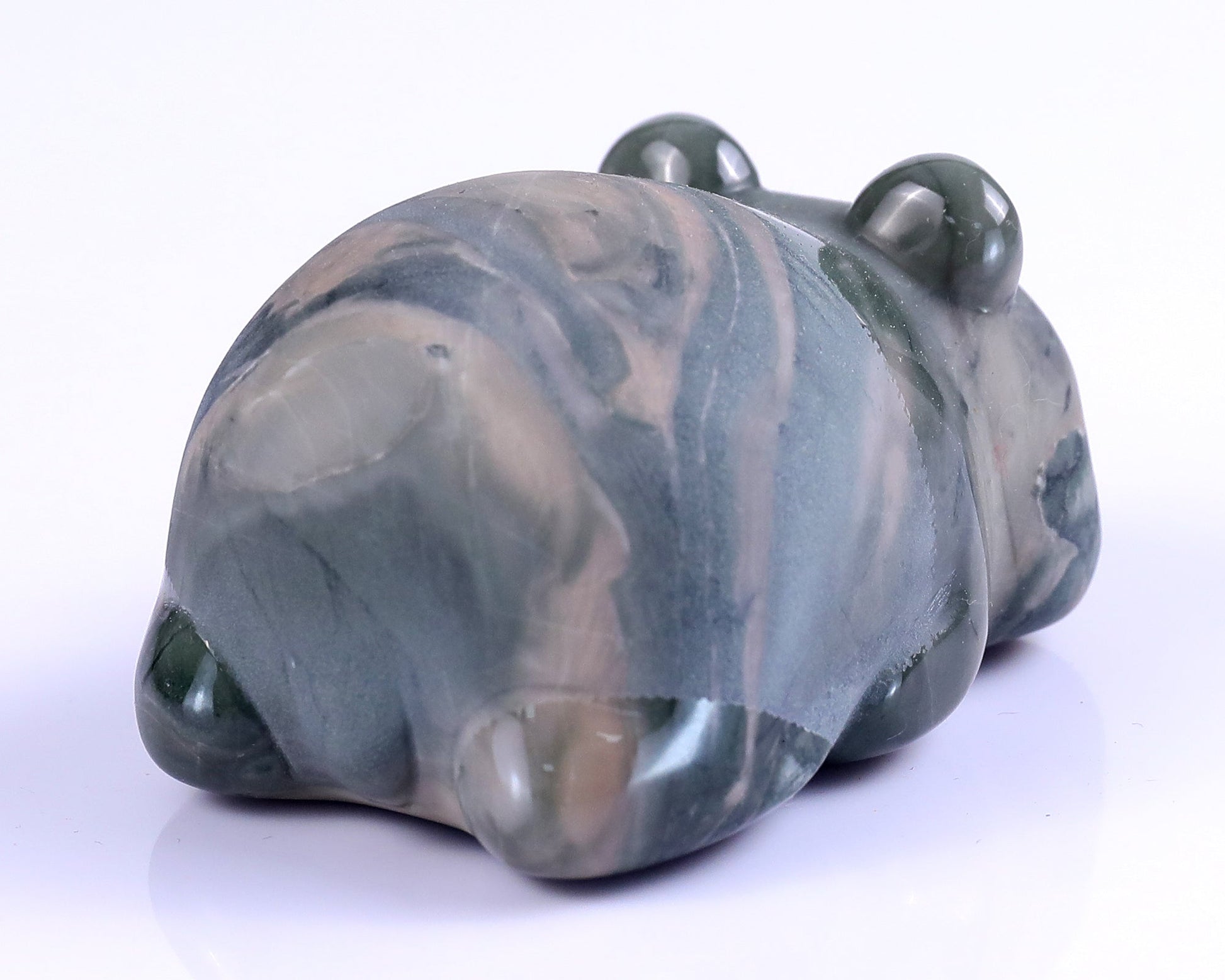 Nicedony 3.0" Jiulong Jade Hand Carved Crystal Panda Sculpture - View 13