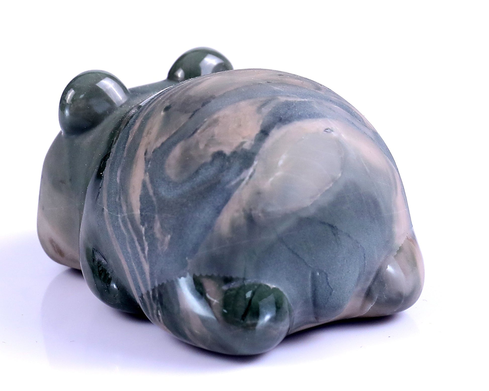 Nicedony 3.0" Jiulong Jade Hand Carved Crystal Panda Sculpture - View 15