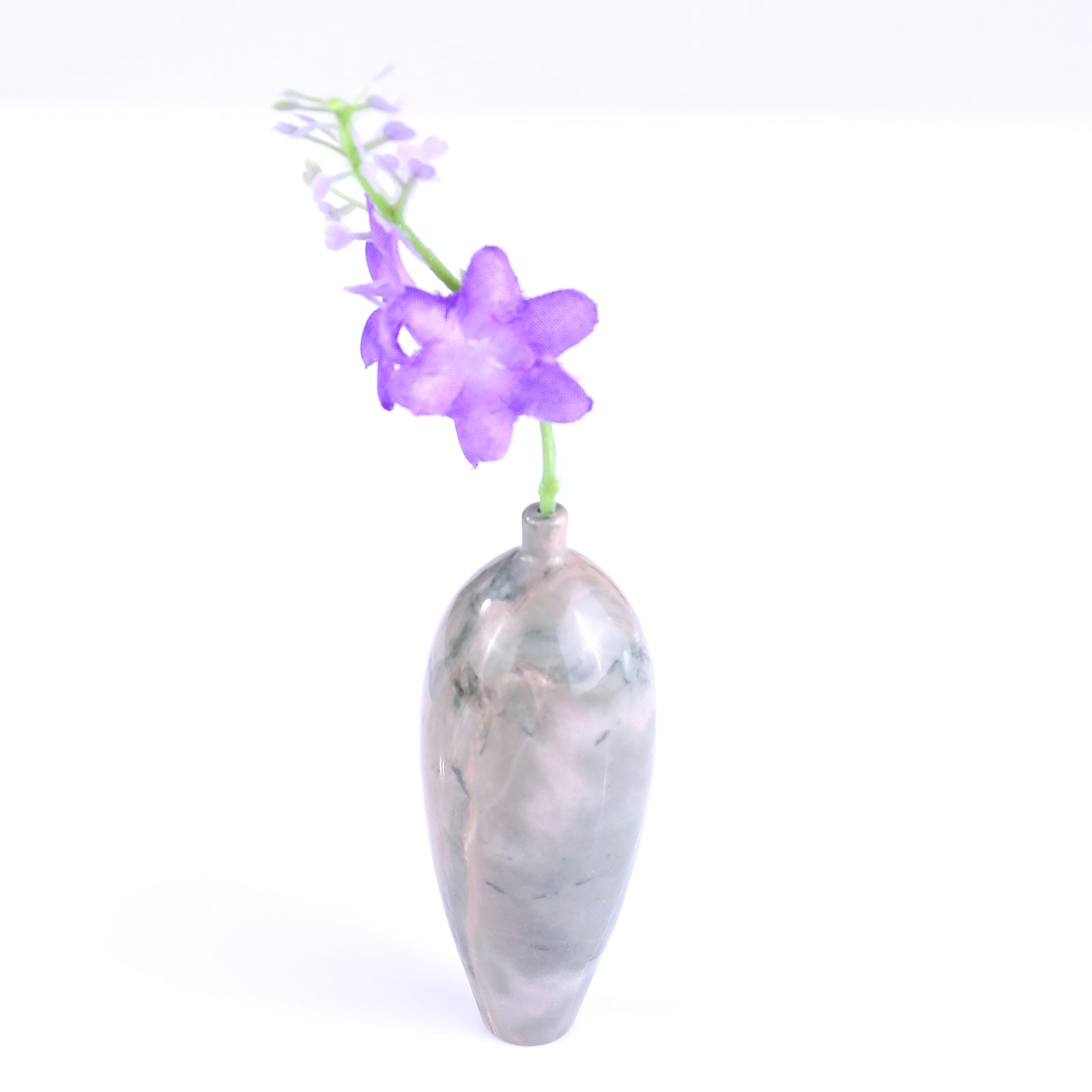 Nicedony 3.0" Gemstone Hand Carved Vase, Incense Holder Sculpture - View 13