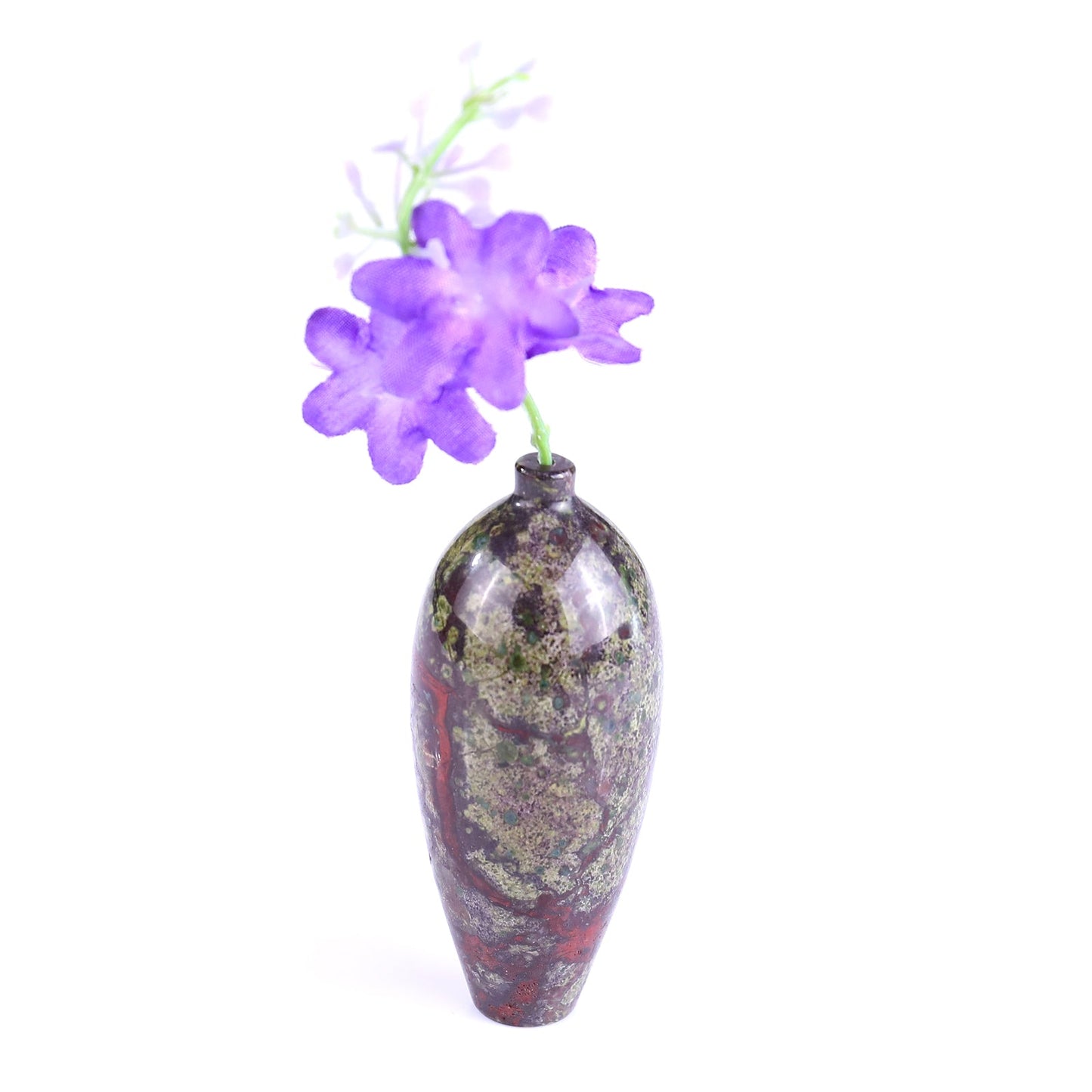 Nicedony 3.0" Gemstone Hand Carved Vase, Incense Holder Sculpture - View 14
