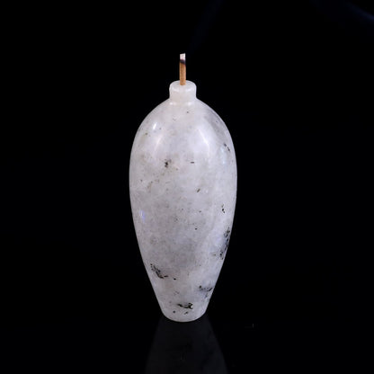 Nicedony 3.0" Gemstone Hand Carved Vase, Incense Holder Sculpture - View 8
