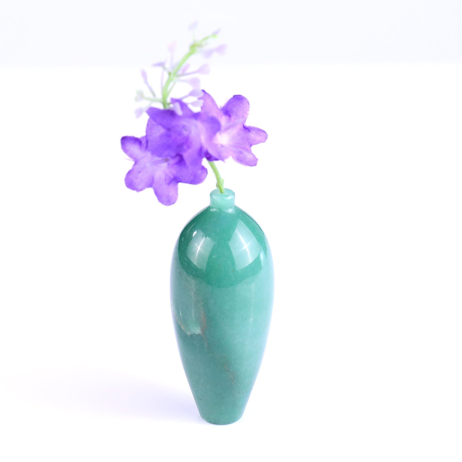 Nicedony 3.0" Gemstone Hand Carved Vase, Incense Holder Sculpture - View 15