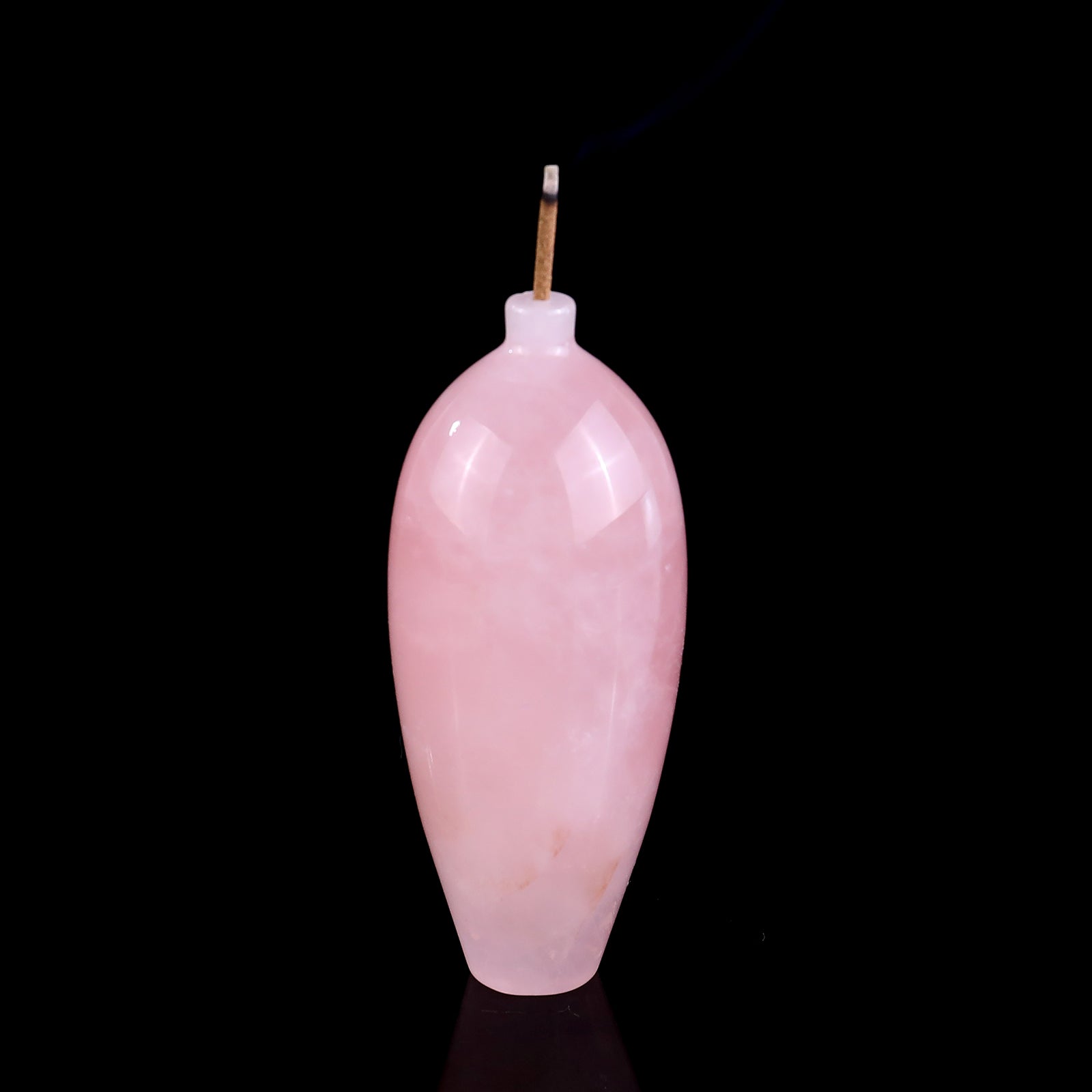 Nicedony 3.0" Gemstone Hand Carved Vase, Incense Holder Sculpture - View 9