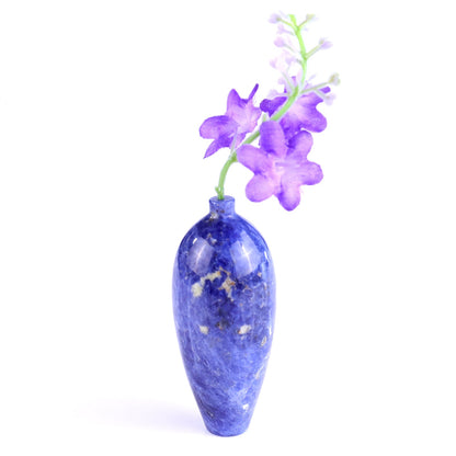 Nicedony 3.0" Gemstone Hand Carved Vase, Incense Holder Sculpture - View 11