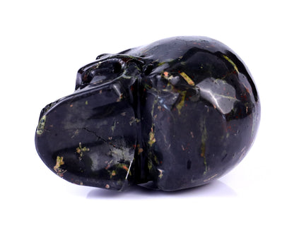 Nicedony 3.0" Plumite Hand Carved Crystal Realistic Skull Sculpture - View 6