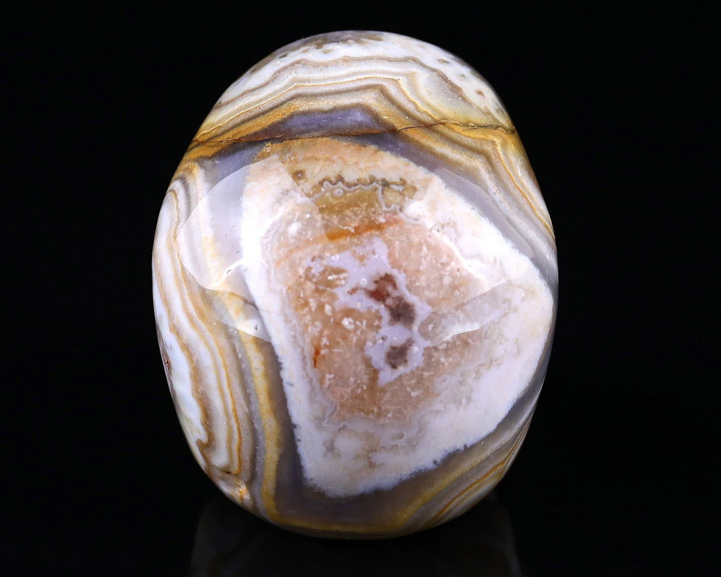 Nicedony 3.0" Red Crazy Lace Agate Hand Carved Realistic Skull - View 18