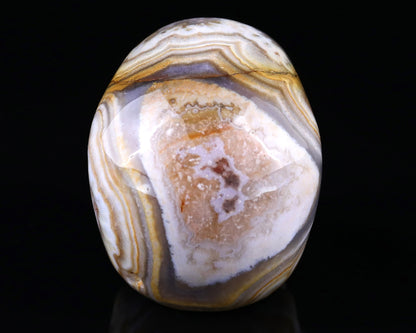 Nicedony 3.0" Red Crazy Lace Agate Hand Carved Realistic Skull - View 18